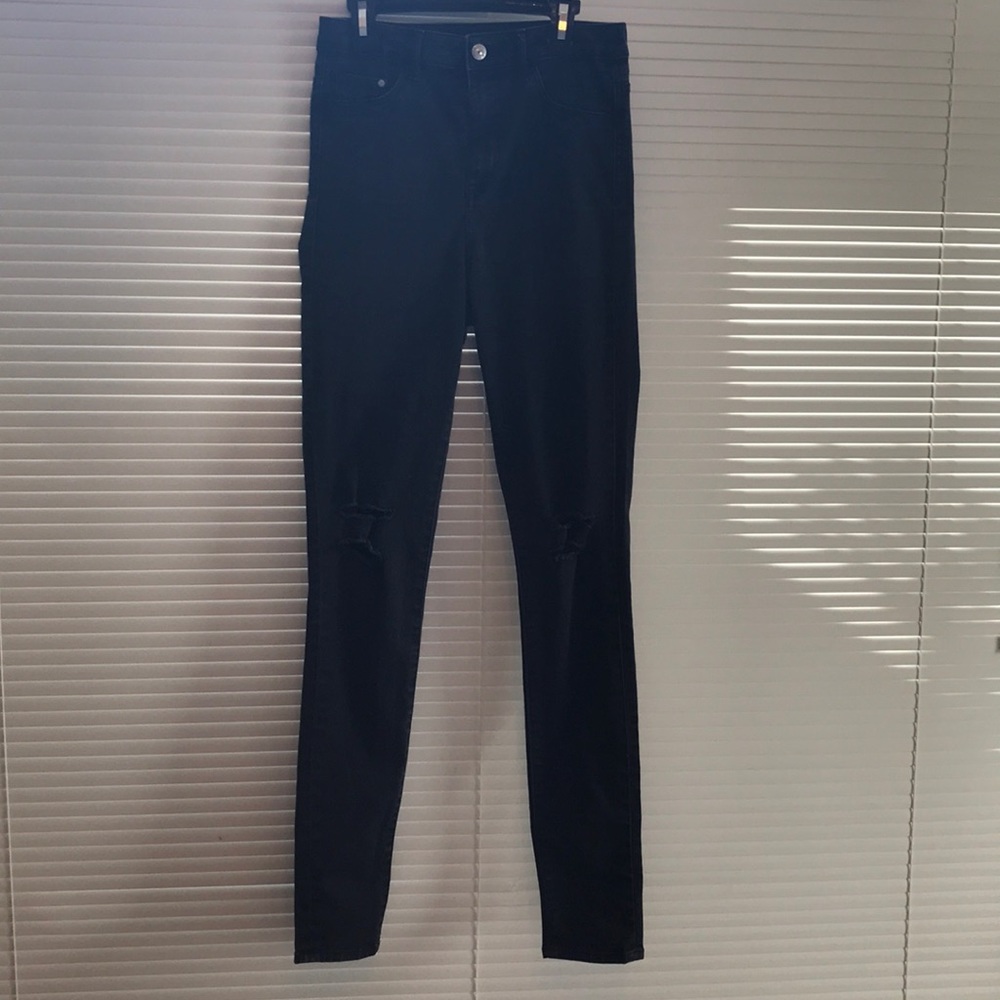 Black High Waisted Jeggings